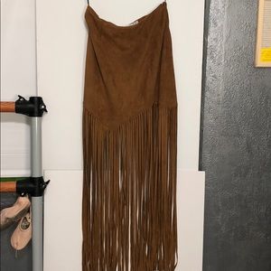LF fringe skirt